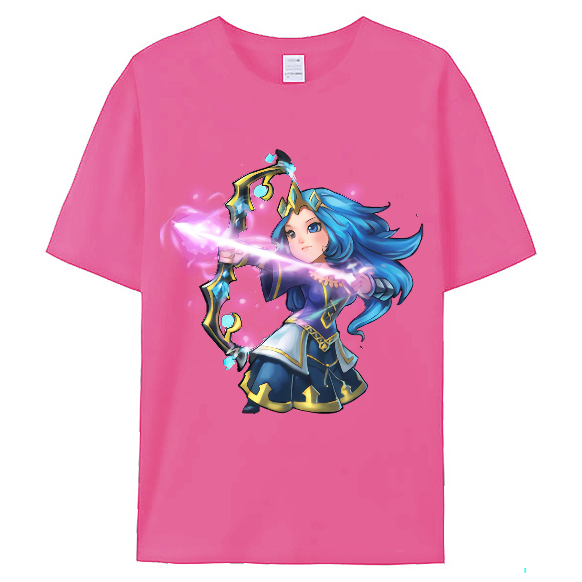 （画像用） リーグ・オブ・レジェンド League of Legends LOL レディースカジュアルプリントTシャツ（綿100％）
